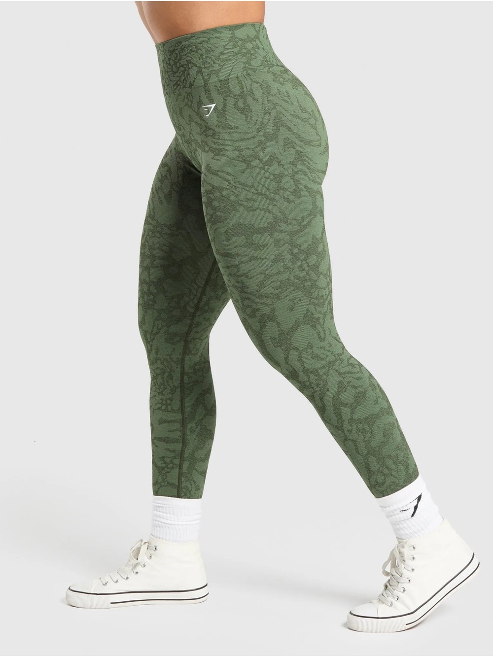 GYMSHARK /// Women’s Adapt x Whitney Leggings - Force Green/Winter Olive - Large